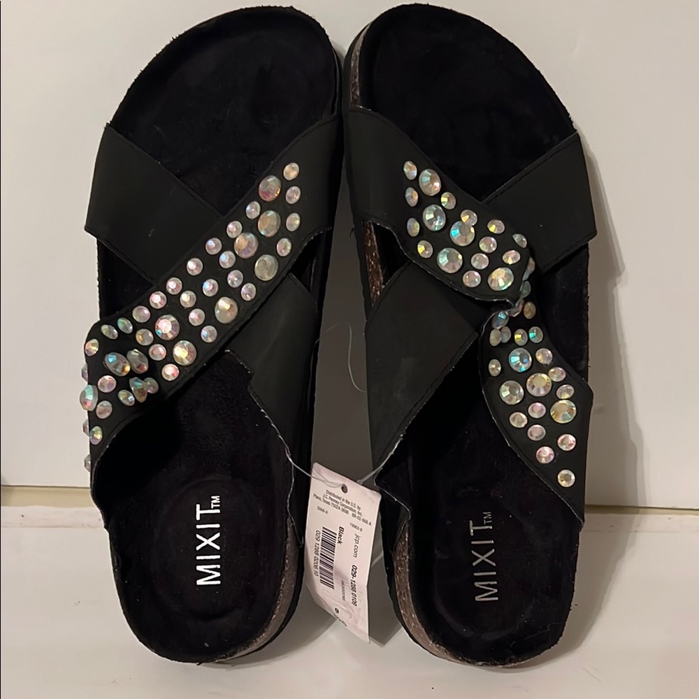 New Women’s Bling Sequin Mix It Sandals